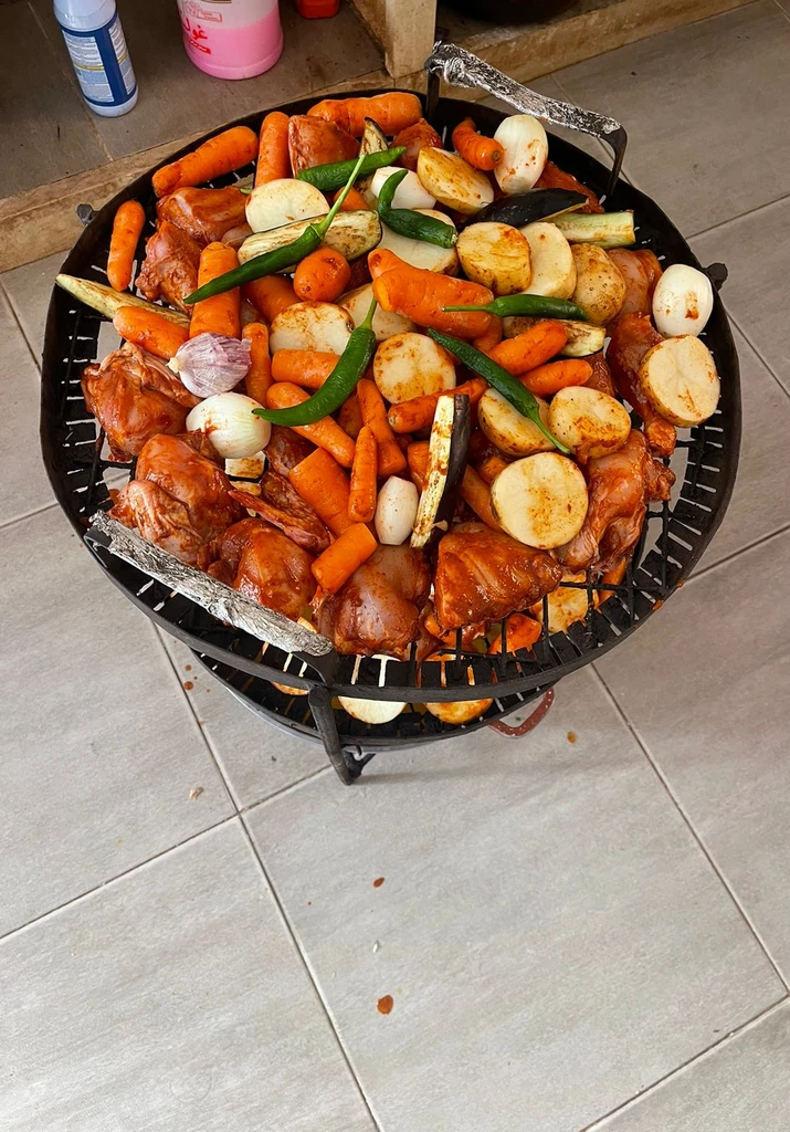 Zarb before being cooked