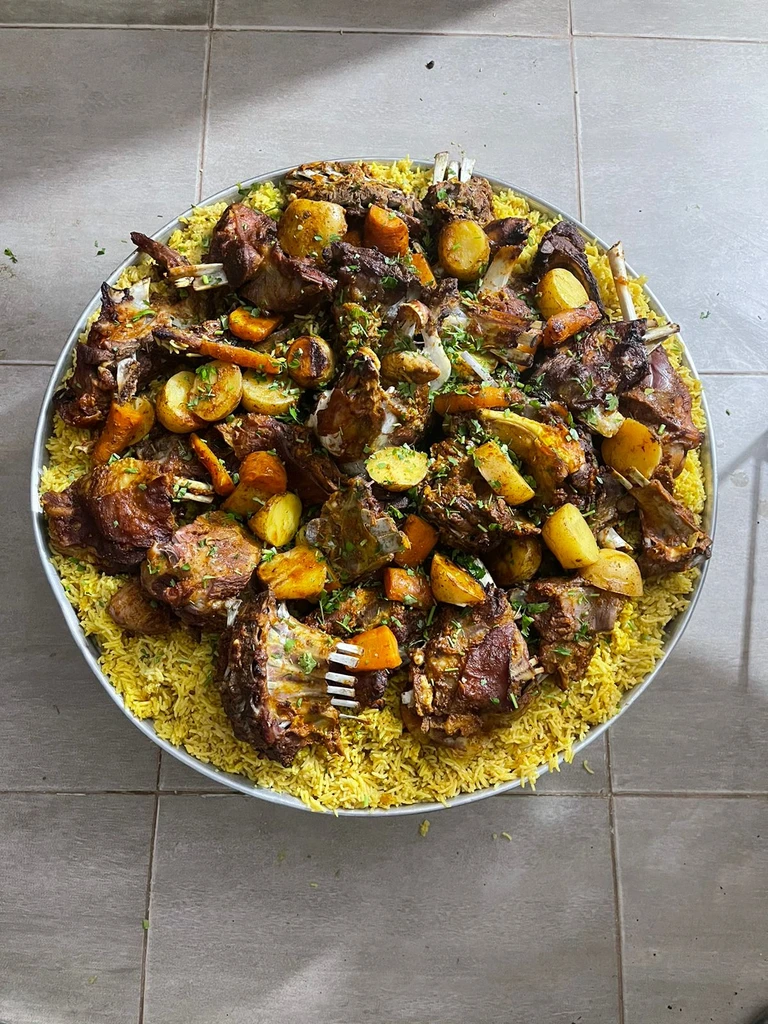 Kabsa at our Bedouin Camp