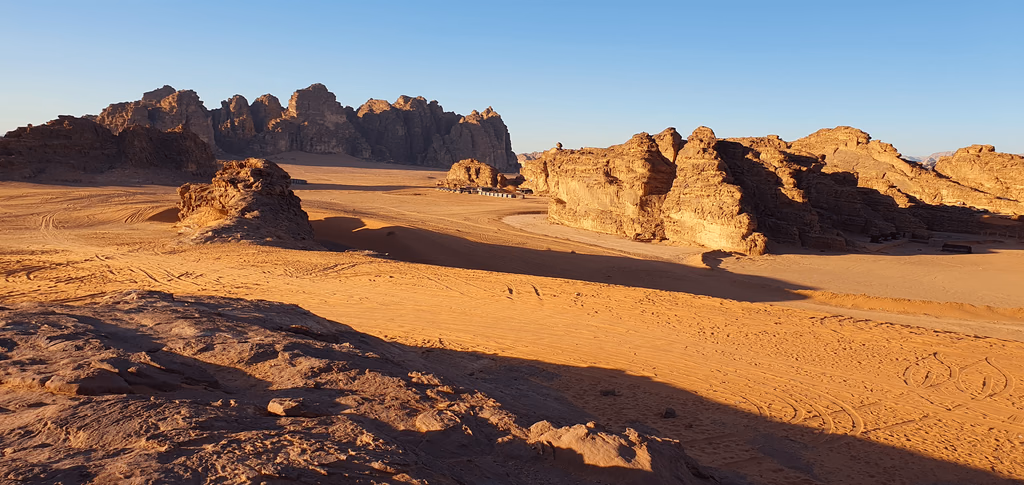 Camp in the Wadi Rum desert