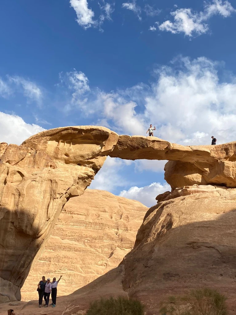 Wadi Rum, Jordan Um Furth Rock Bridge