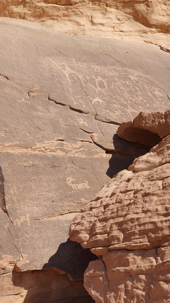 Wadi Rum, Jordan Nabataean Inscriptions
