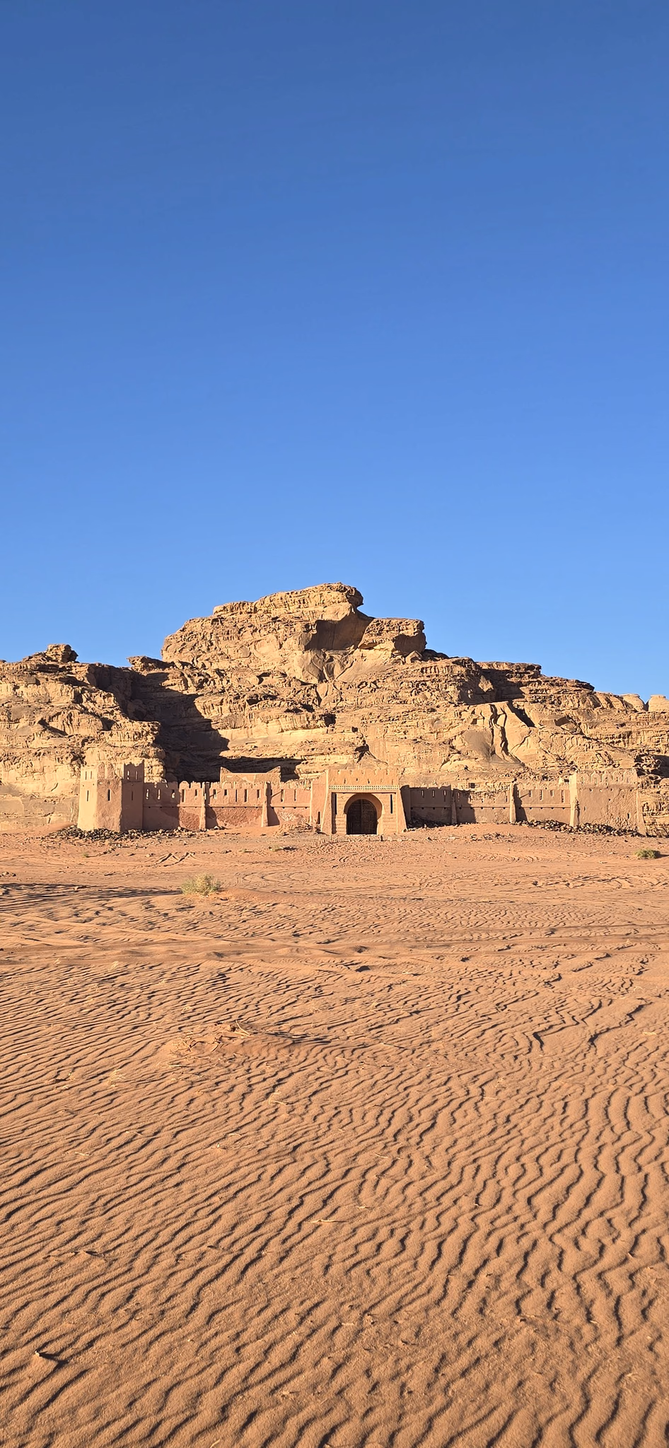 Wide desert landscape and sandstone formations on a Jeep tour